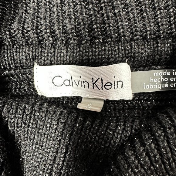 Calvin Klein Cowl Neck Bell Sleeve Sweater (L) - Picture 4 of 8